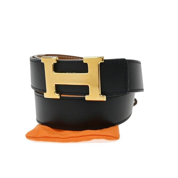 Hermes Accessories - HERMES Constance H Logo Reversible Buckle Belt Leather Size 70 BK BN GHW 70RL196
